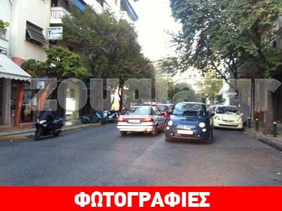 Το πάρκαρε στη μέση του δρόμου…